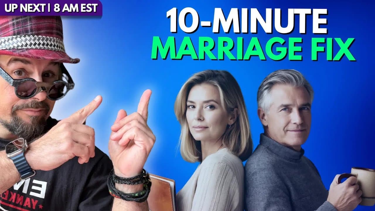 The 10 MINUTE MORNING HABIT that is saving marriages in 2025!