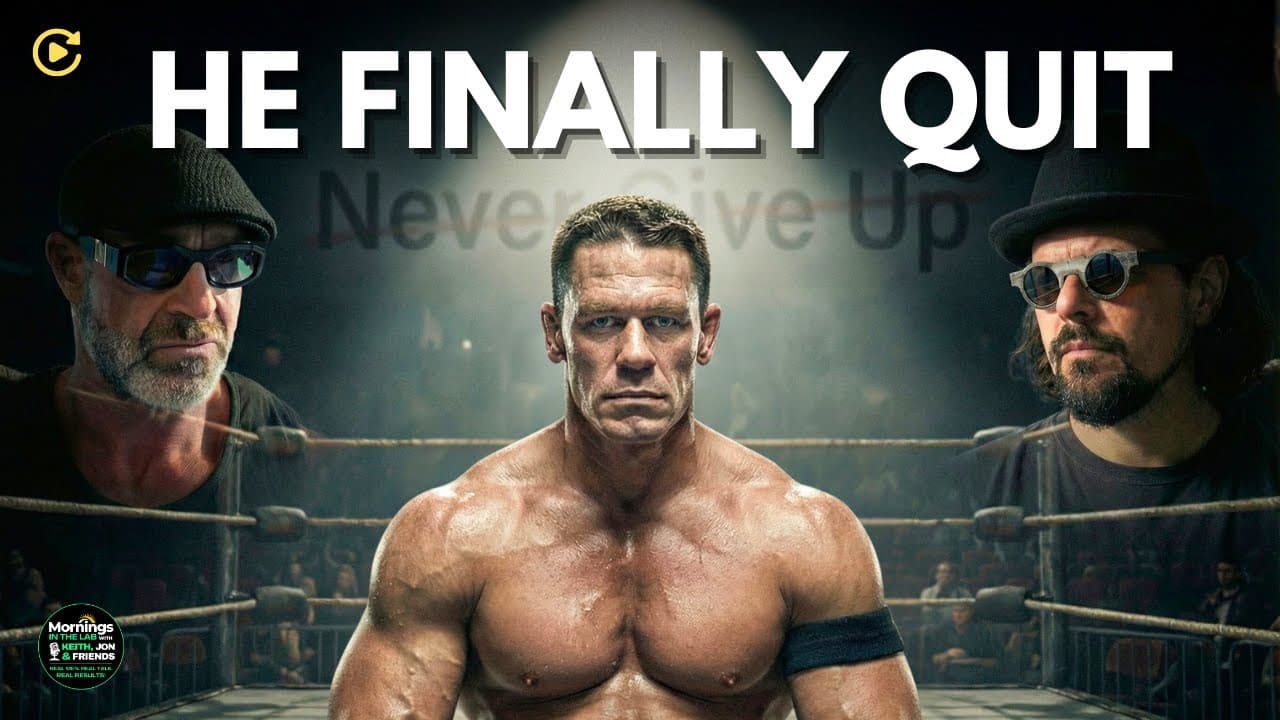 Why "Never Give Up" is a Lie (The John Cena Lesson) 📱